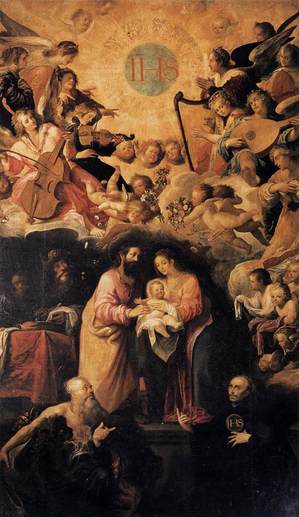 Adoration of the Name of Jesus, ROELAS, Juan de las 1604-05.jpg